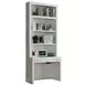 Catalina Cottage White 2 Piece 40" Library Desk with Hutch