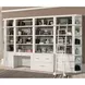 Catalina Cottage White 2 Piece 40" Library Desk with Hutch