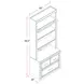 Catalina Cottage White 2 Piece 40" Lateral File with Hutch
