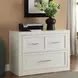 Catalina Cottage White 2 Piece 40" Lateral File with Hutch