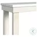 Jocelyn Brushed White Sofa Table