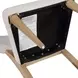 Colvin Brown and White Side Chair