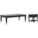 Boulevard Raven Black Rectangular Occassional Table Set
