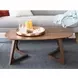 Godenza Brown Oval Coffee Table