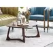 Godenza Brown Oval Coffee Table