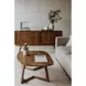 Godenza Brown Oval Coffee Table