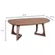 Godenza Brown Oval Coffee Table
