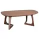 Godenza Brown Oval Coffee Table