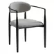 Sophia Gray Arm Dining Chair Set of 2