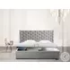 Parker Grey Queen Upholstered Platform Bed