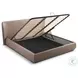 Agoura Taupe King Upholstered Platform Bed