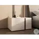 Renzo Taupe Matte Left Nightstand
