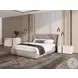 Renzo Taupe Matte Left Nightstand