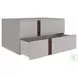 Renzo Taupe Matte Right Nightstand