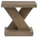 Lansbury Antique Wheat Square Occassional Table Set