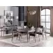 Echoes Gray Echo Oak 119" Extendable Rectangular Dining Table