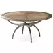 Echoes Light Echo Oak 64" Round Lagan Dining Table