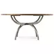 Echoes Light Echo Oak 64" Round Lagan Dining Table