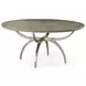 Echoes Gray Echo Oak 64" Round Lagan Dining Table