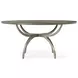 Echoes Gray Echo Oak 64" Round Lagan Dining Table