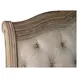 Marisol Fawn and Cream King Leather Upholstered Storage Sleigh Bed