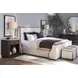 Monterey Hawthorne Dark 1 Drawer Demilune Nightstand