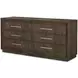 Monterey Hawthorne Dark Panel Bedroom Set