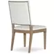 Monterey Hawthorne Light and Cream Upholstered Side Chair with Nailhead Trim