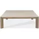 Monterey Hawthorne Light and Beige Square Travertine Top Occasional Table Set