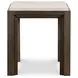 Monterey Hawthorne Dark and Beige Square Travertine Top Occasional Table Set