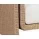 Ravina Louis Cream Performance Fabric Upholstered Outdoor Arm Chair
