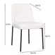 Sydney Cream Upholstered Dining Chair Set of 2