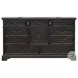 Hickory Creek Brown Velvet Storage Panel Bedroom Set