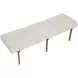 Nuvella Hailey Moon Upholstered 60" Accent Bench