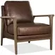 Havenwood Dark Brown Upholstered Club Chair