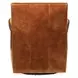Jilian Warm Caramel Leather Swivel Club Chair