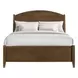 Andover Walnut Queen Arched Panel Bed