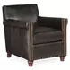 Potter Dark Walnut Club Chair