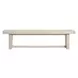 Carlson Washed Linen Backless Dining Bench