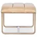 Cooper Brown Upholstered Rectangular Ottoman