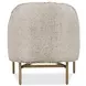 Milo Beige Upholstered Lounge Chair