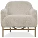 Milo Beige Upholstered Lounge Chair