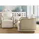 Bazaar Living White 80" Entertainment Credenza