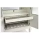 Willowbrook Egg Shell White 2 Glass Door Display Cabinet with LED