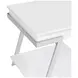 Zena White Square End Table