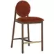 Claribel Opera Spice Upholstered Counter Height Stool