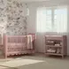 Modern Nursery Pink Changing Table