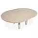 Sunset Cove Sanibel Brown 74" Extendable Oval Dining Table