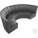 Garbi Black Velvet Modular Sectional