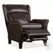Harrowford Dark Roast Leather Power Recliner with Power Headrest